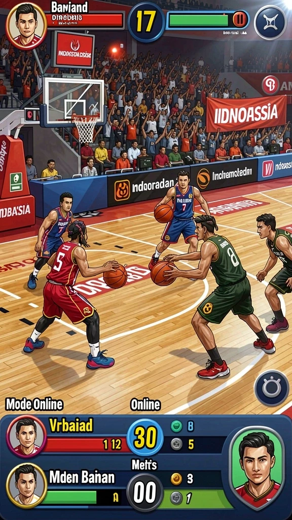 Tangkapan layar menunjukkan aksi seru dalam game.