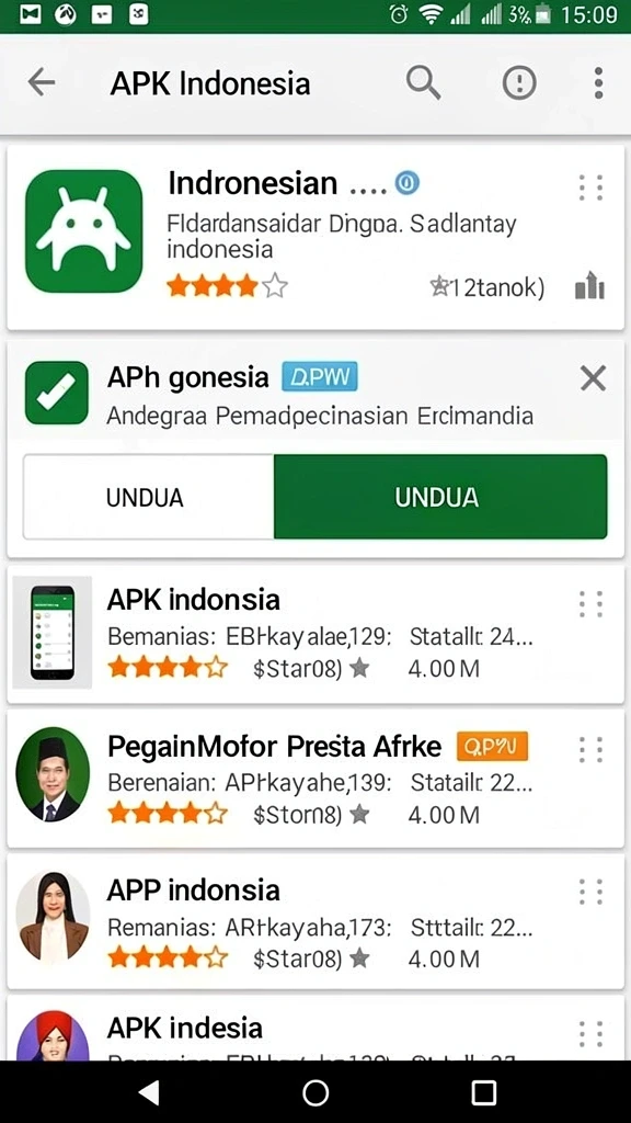 Tampilan antarmuka game yang menarik dan mudah dinavigasi.