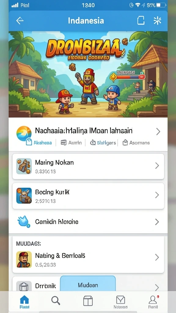 Berbagai karakter unik yang bisa dipilih dan dimainkan.