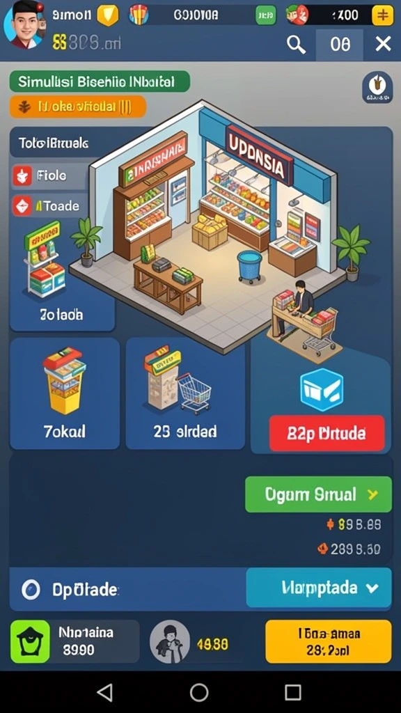 Tampilan antarmuka yang intuitif dan menarik.