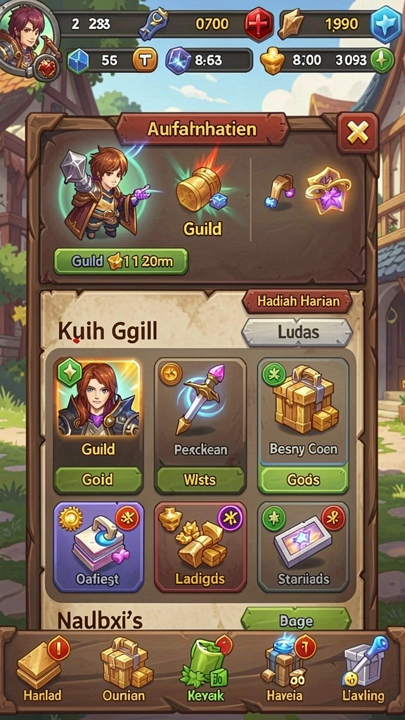 Mesin slot dengan tema petualangan yang seru.