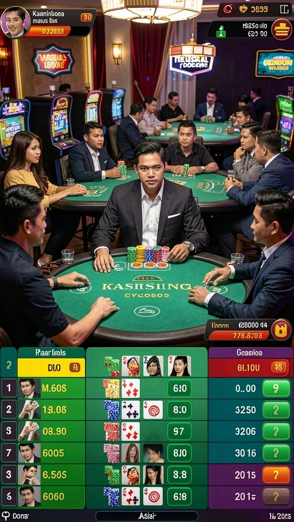 Pilihan permainan yang beragam dan menarik.