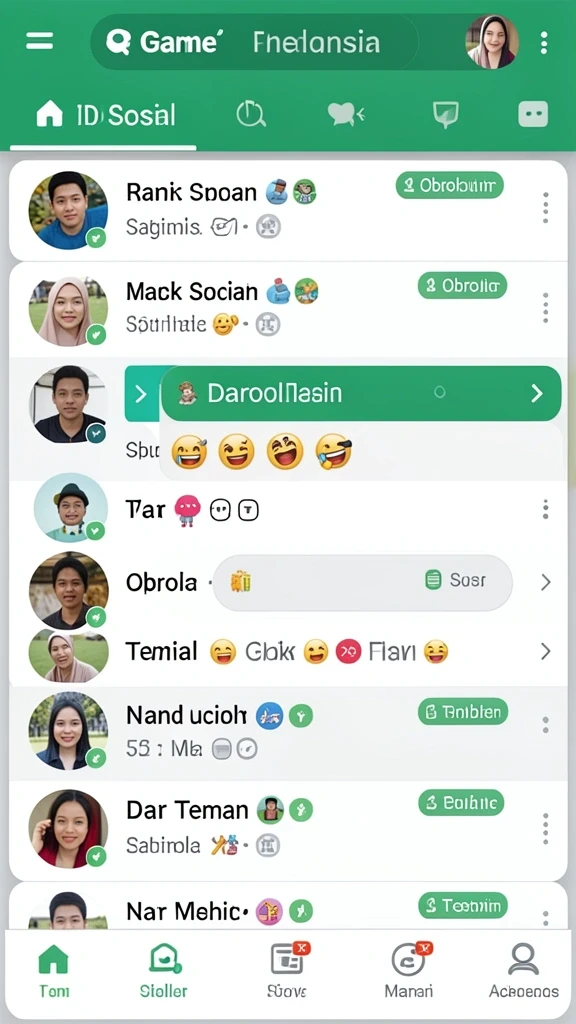 Pengaturan karakter yang penuh pilihan dan variasi.
