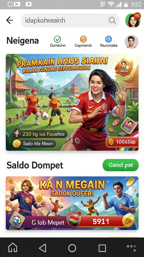 Tampilan antarmuka FUNGAME777 yang menarik dan intuitif.