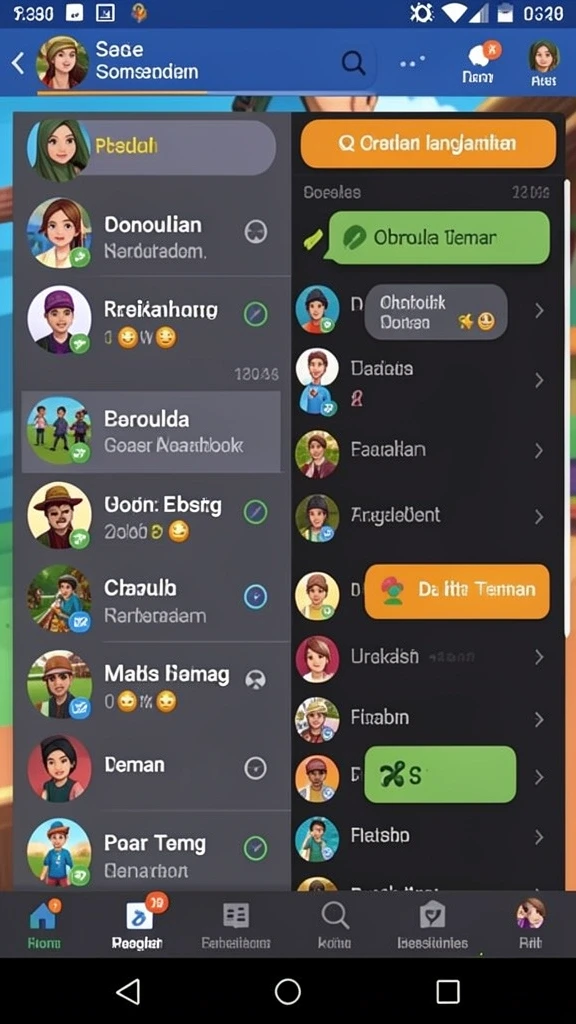 Koleksi karakter dengan desain menarik dan kemampuan unik.
