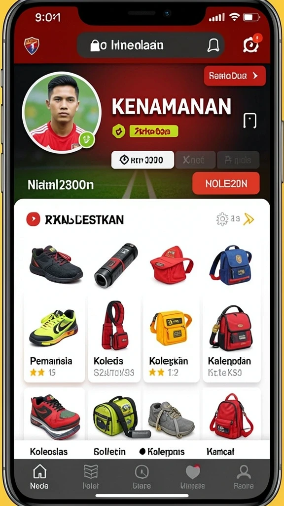 Berbagai pilihan permainan yang siap dimainkan.