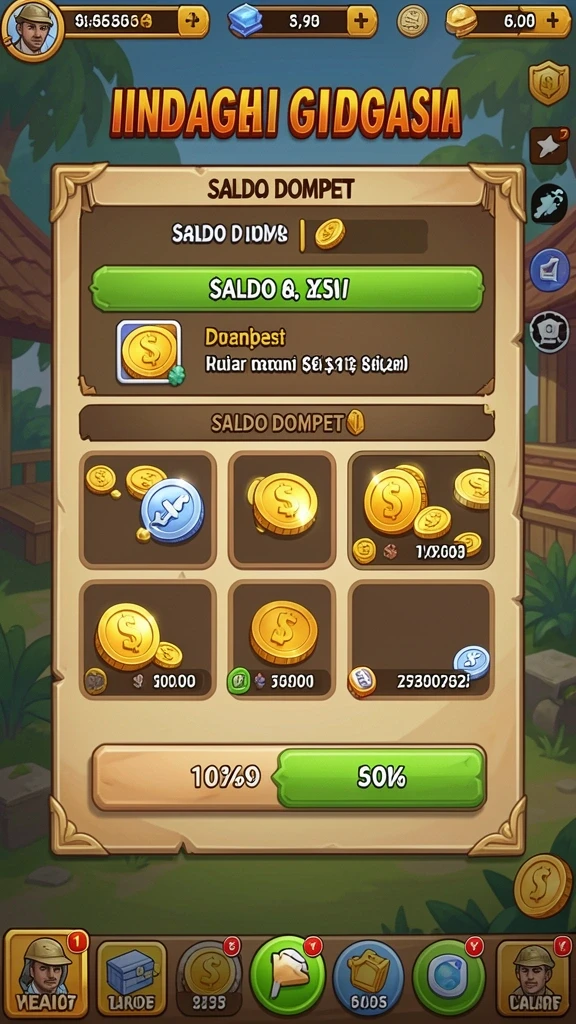 Screenshot menampilkan antarmuka utama HUGO77 yang ramah pengguna.