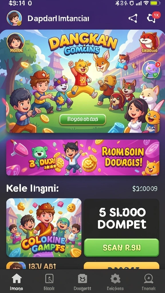 Screenshot menunjukkan karakter unik yang bisa dipilih di HUGO77.