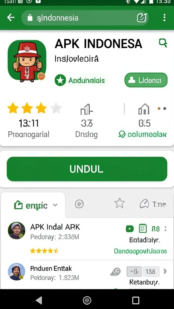 Tampilan antarmuka yang menarik dan modern.