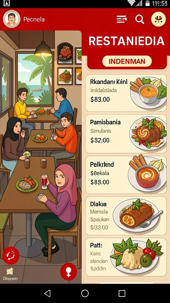 Lingkungan petualangan yang luas untuk dijelajahi.