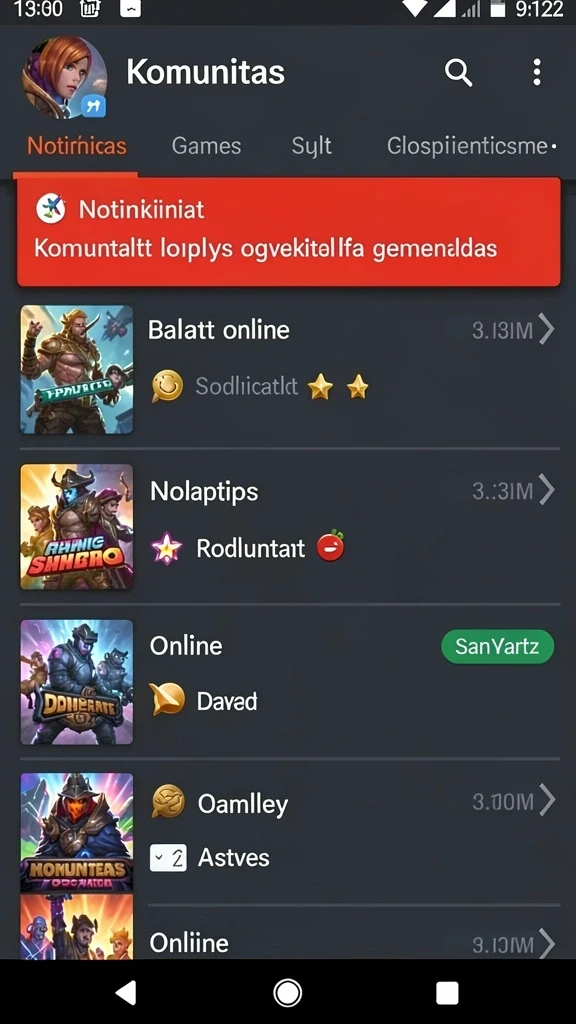 Tampilan antarmuka aplikasi yang menarik dan user-friendly.