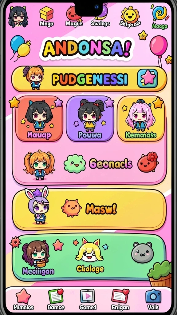 Gameplay yang menyenangkan dengan banyak pilihan karakter.