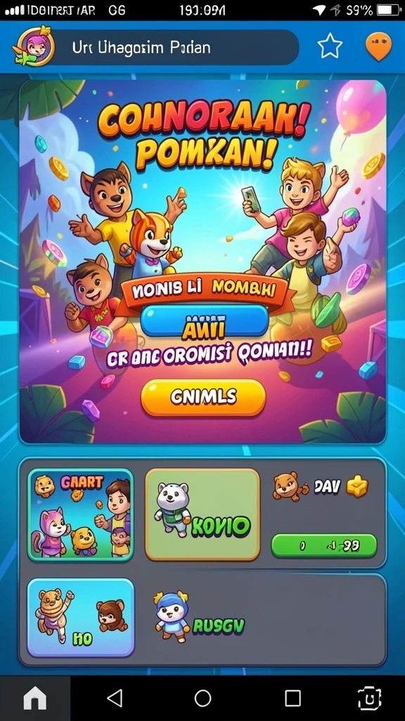 Mode kompetisi online melawan pemain lain.