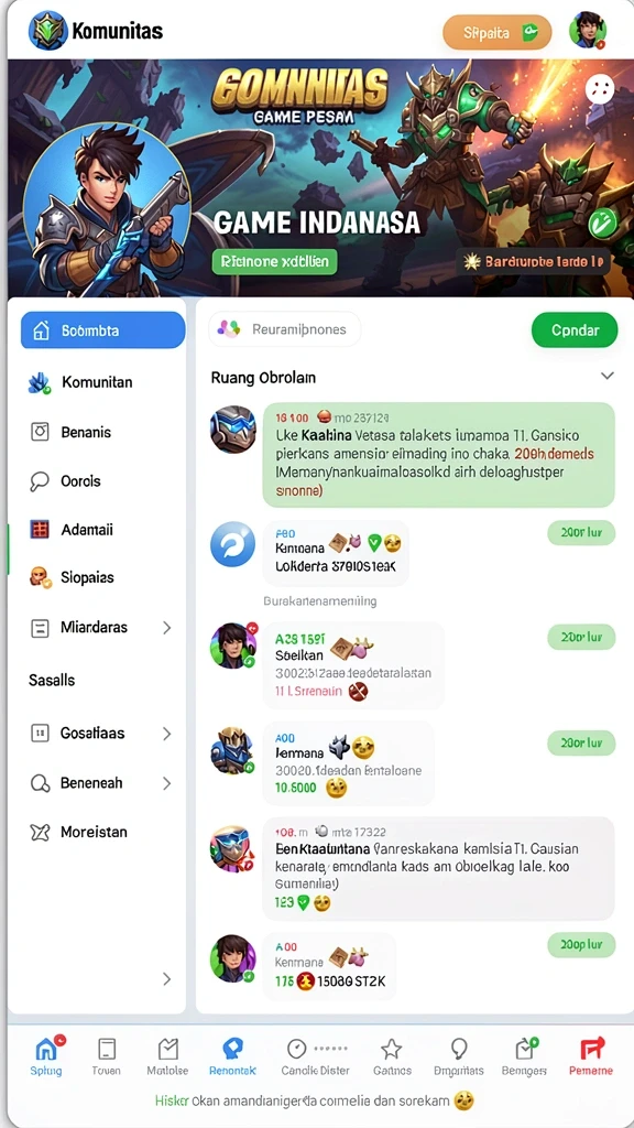 Screenshot menampilkan karakter utama dalam mode petualangan.