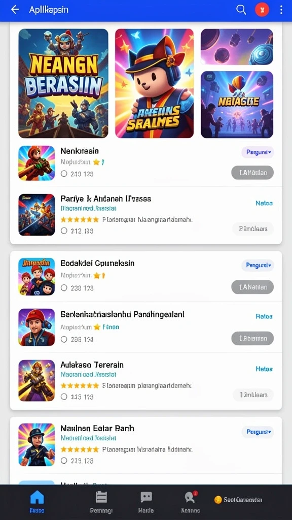 Mode permainan yang bervariasi dan menarik.