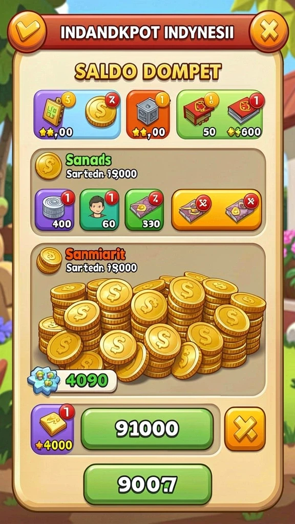 Karakter-karakter menarik dengan desain unik.