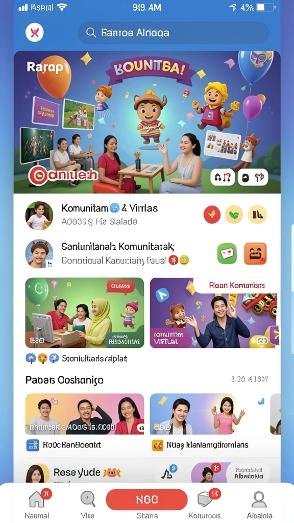 Tampilan awal permainan yang memikat.