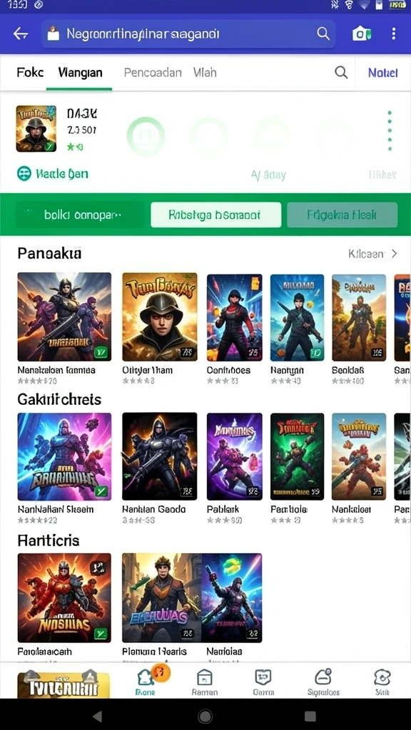 Grafis seimbang yang memikat dan memanjakan mata.