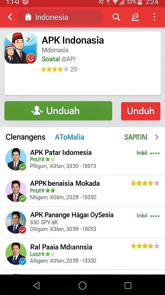 Antarmuka aplikasi yang ramah pengguna.