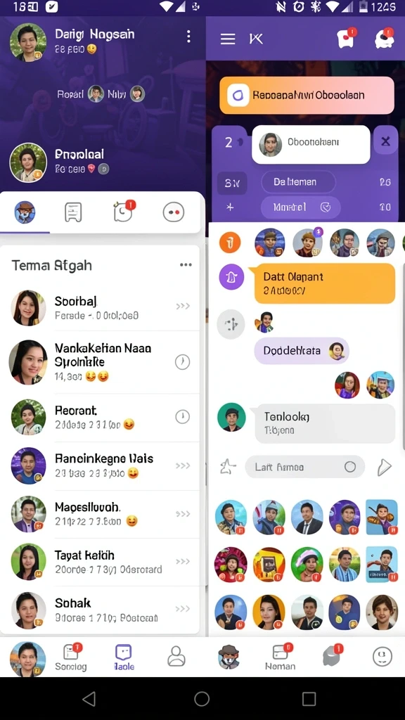 Karakter-karakter unik yang bisa dipilih oleh pemain.