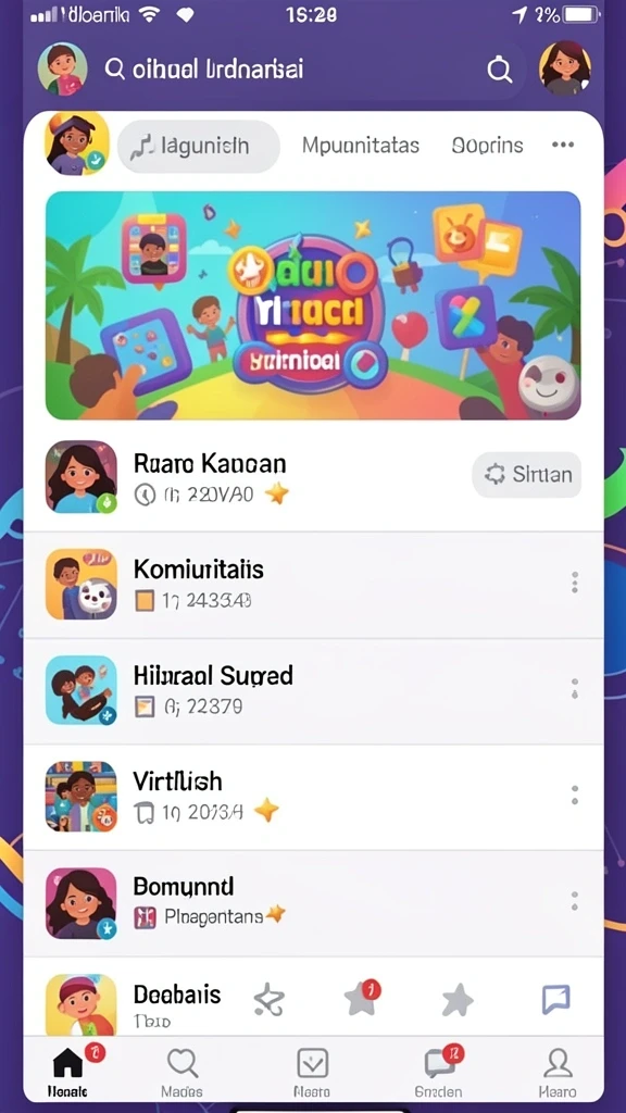 Tampilan karakter yang menarik dan detail.