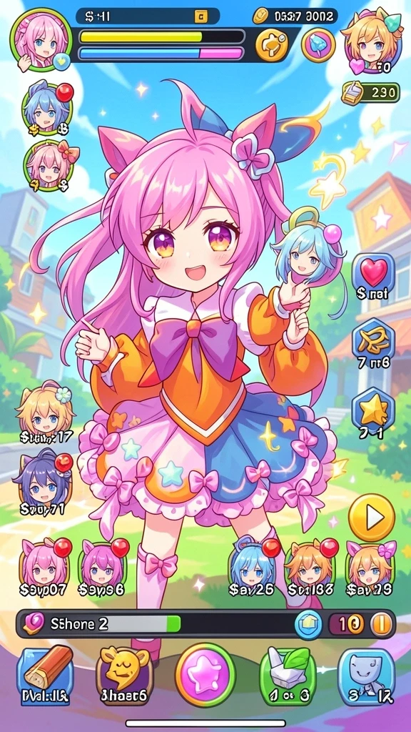 Menu permainan yang beragam dan mudah diakses.