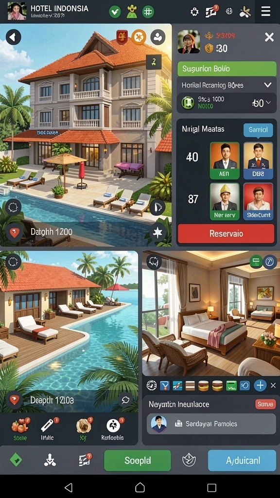 Screenshot fitur bonus dan promosi yang tersedia.