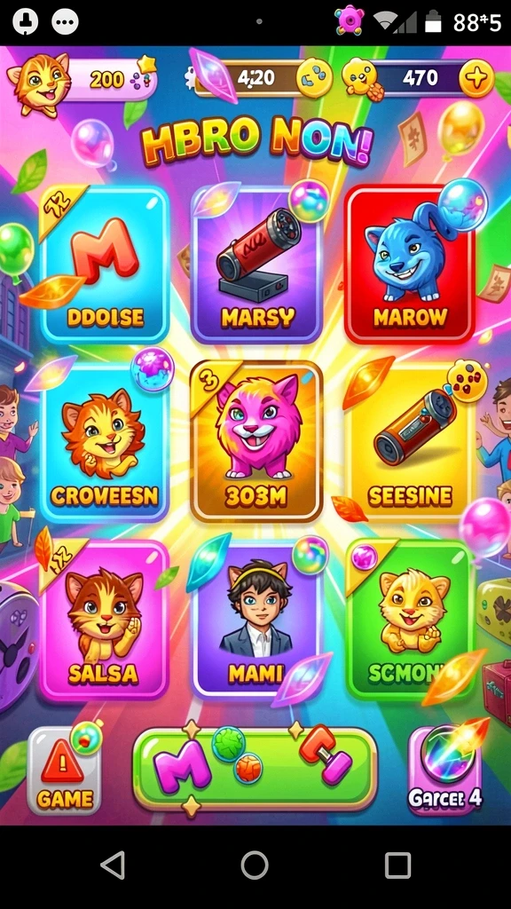 Tangkapan layar antarmuka menu utama X88.